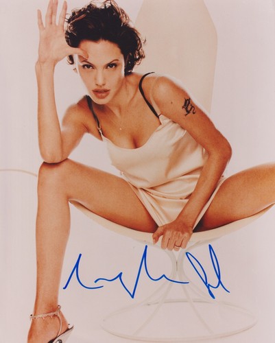 Angelina jolie autografo - angelina,